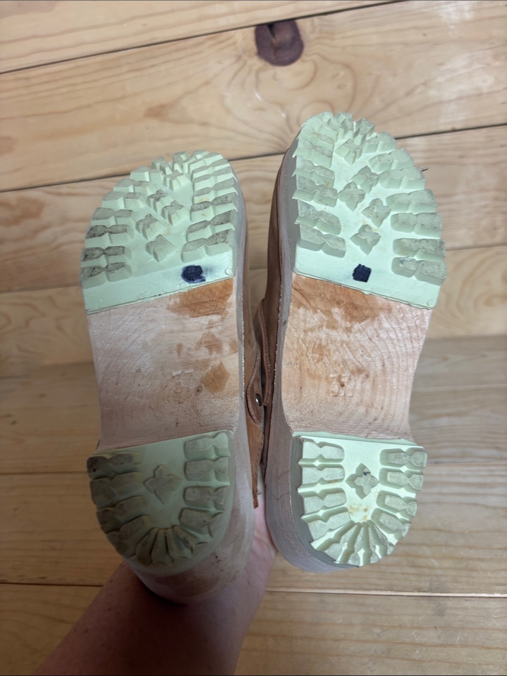Lotta Stockholm brown leather clogs size 37 - Picture 7 of 9